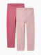 Kids Leggings Set Long Dusty Rose