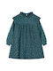 Energiers Kids Dress Long Sleeve Dusty Green