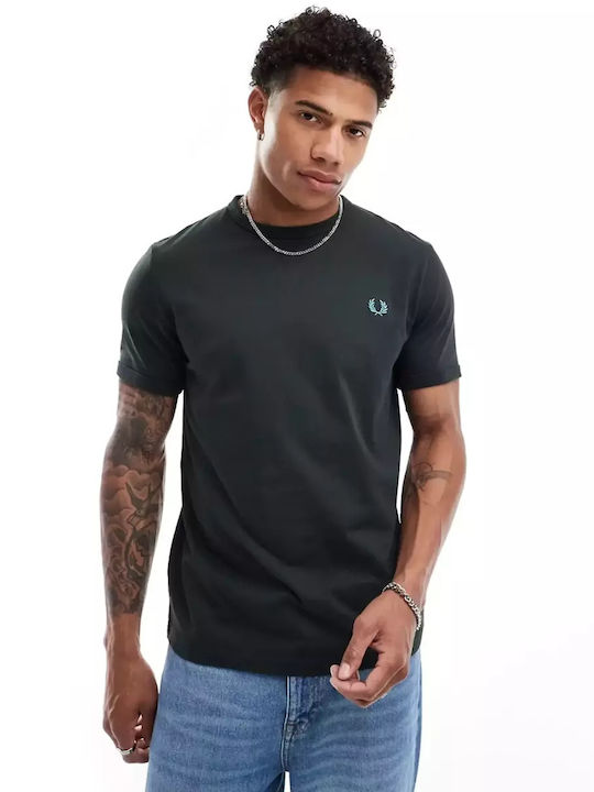 Fred Perry Ringer T-shirt Dark Green