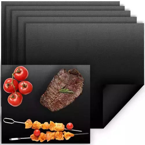 Ruhhy Silicone Non-Stick Baking Mat 40x40cm 5pcs