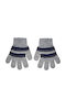 Kinderhandschuhe Grey-Dark Blue