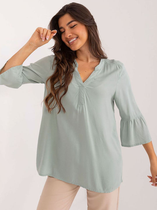 Sublevel Women's Blouse Green