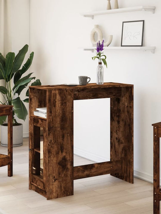 Vidaxl Τραπέζι Μπαρ Ράφια Δρυς 101x40x103,5cm Ε...