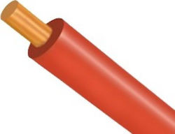 SGL Καλώδιο Ρεύματος με Διατομή 1x2.5mm² Κόκκινο 1m SGL Καλώδιο Ρεύματος με Διατομή 1x2.5mm² Κόκκινο 1m