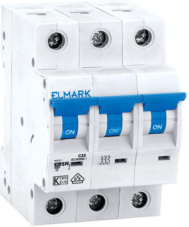 Elmark Automatic Circuit Breaker 6A Triple-pole 41706C