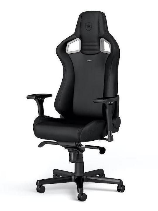 Noblechairs Epic Black Edition Καρέκλα Gaming Δερματίνης με Ρυθμιζόμενα Μπράτσα Μαύρη