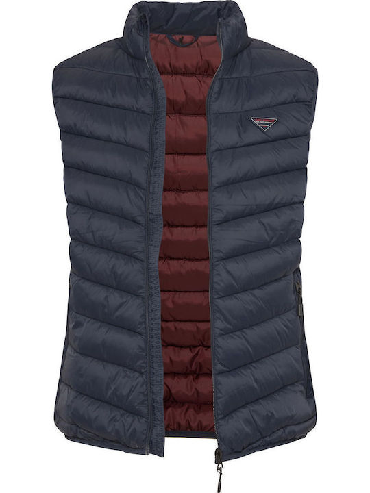 Geacă Fără Mâneci Puffer Albastru Marin
