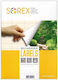 Sorex Self-Adhesive Rectangular A4 Labels 210x297mm