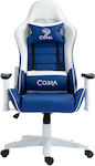 Cobra Gaming Chair with Adjustable Arms Blue / White