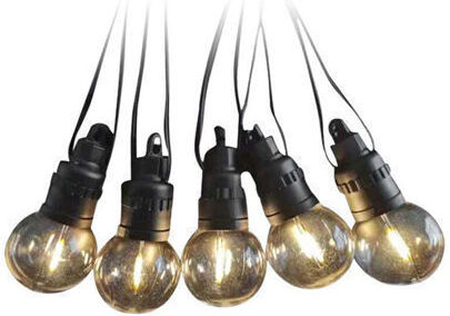 Ghirlandă Solară 10 Leds 5w Lungime 12m 3000k
