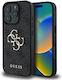 Guess Logo Back Cover Δερματίνης Μαύρο (iPhone ...
