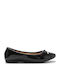 Damen Ballerinas aus Lackleder in Schwarz Farbe LT2255