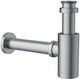Orabella Siphon Spülbecken Silber Gun Metal Hell