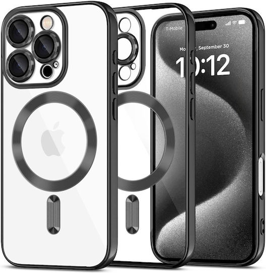 Tech-Protect Magflex Back Cover Tempered Glass Shiny Black (iPhone 16 Pro)