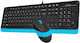 A4Tech F1010 Fstyler Σετ Πληκτρολόγιο & Ποντίκι Αγγλικό US