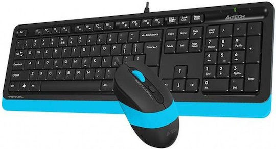 A4Tech F1010 Fstyler Σετ Πληκτρολόγιο & Ποντίκι Αγγλικό US