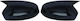 Mirror Covers Compatible Vw Passat B6 2005-2010 Glossy Black Batman Style