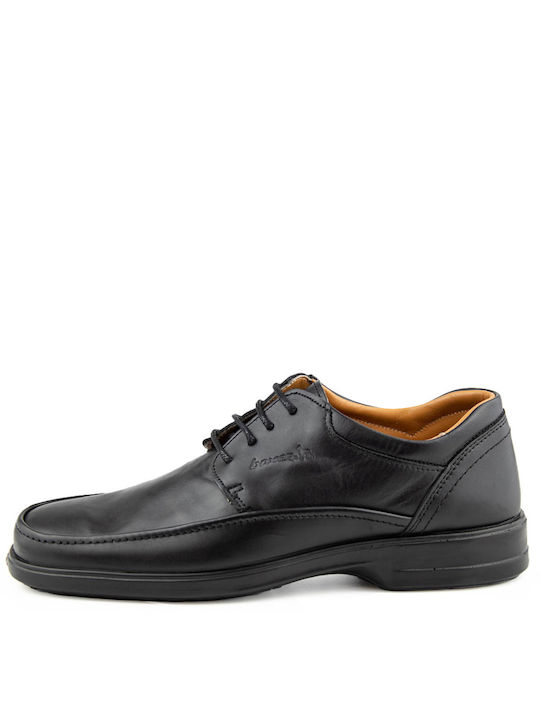 Boxer Men's Anatomic Leather Casual Shoes Black