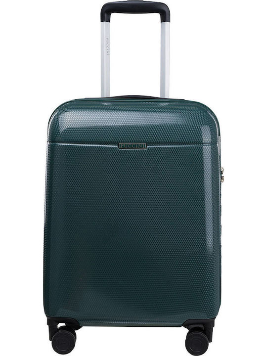 Puccini Kabinenreisekoffer Hartschalen Grün mit 4 Räder Höhe 55cm