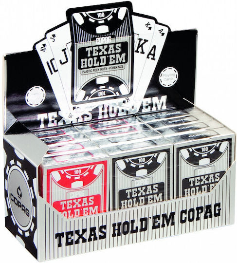 Cartamundi Texas Hold'em Colecționabil Cărți De Joc Din Plastic Pentru Poker Argintii
