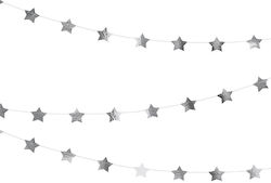 PartyDeco Γιρλάντα για Party σε Γκρι χρώμα