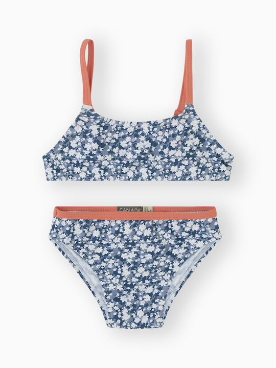 Canada House Kinder Badeanzug Bikini Blau