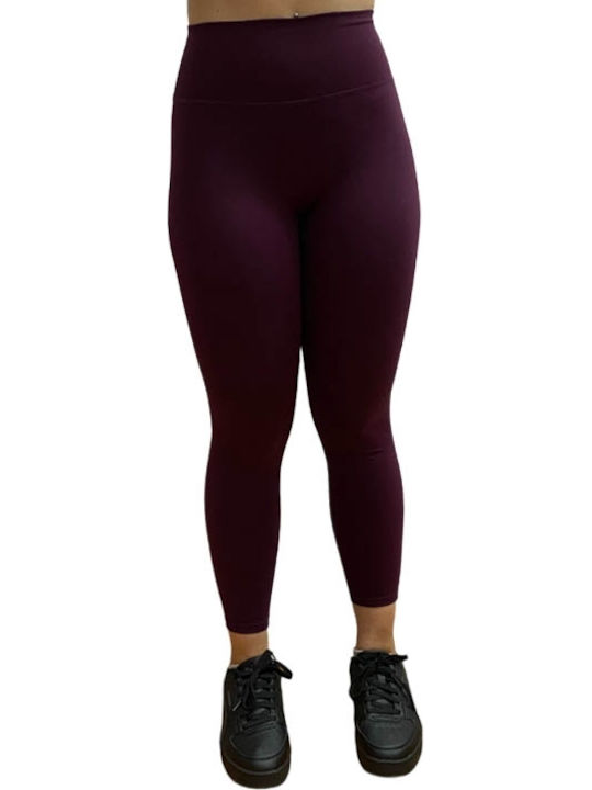 BodyTalk Training Γυναικείο Μακρύ Κολάν Μπορντό
