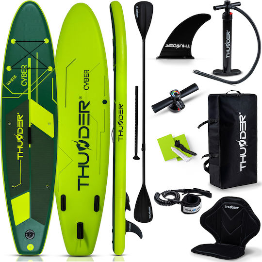 Thunder Inflatable SUP Board 320cm Inflatable SUP Board with Length 3.2m Green