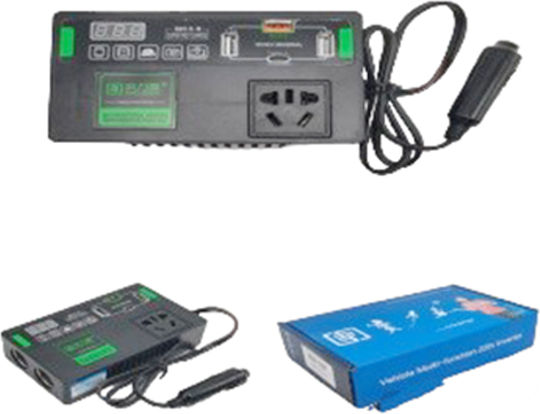 Car Inverter Modified Sinewave for 12V DC with 4xUSB