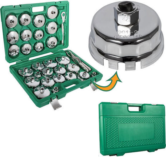 Uruisi Star Set Ölfilterkappen 27Stück 27mm