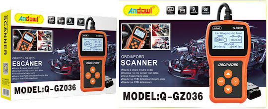 Andowl Digital Car Diagnostic Obdii Eobd Q-gz36 Scanner Q-gz36 075697