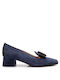 Labrini Navy Blue Heels