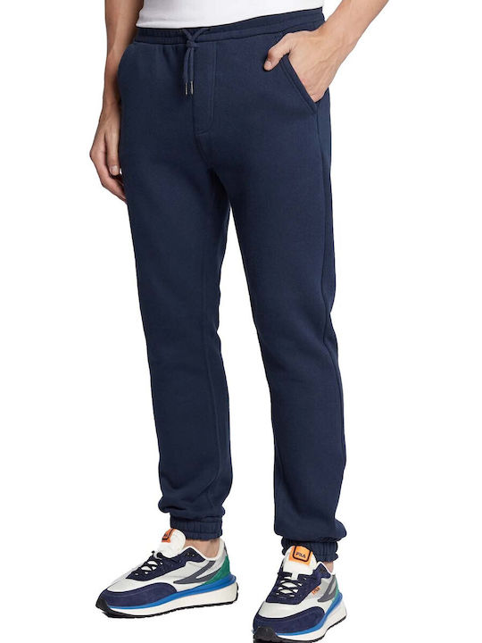 Blend Men's Sweatpants with Rubber Blue