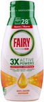 Fairy Platinum Gel Πλυντηρίου Πιάτων 504ml 28 Μεζούρες