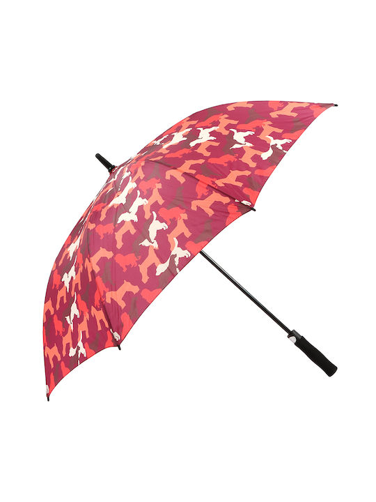 Automat Umbrelă de ploaie Compact Roșie