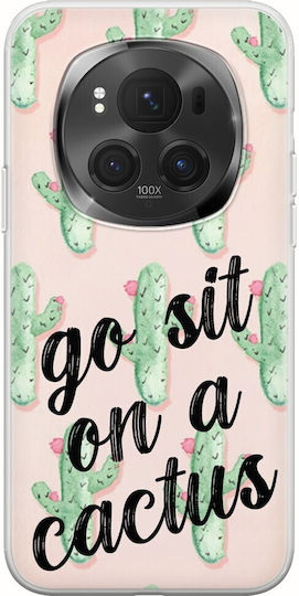 Setz dich auf einen Kaktus Honor Magic 6 Pro 5G Flexibles TPU Transparentes Silikon