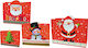 Christmas Gift Bag with Cutout 25cm X 20cm 0530146 Includes 12 Pieces
