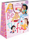 Disney Prinzessin Glitzer-Papiertüte 33x10x45cm 2 Designs 564058