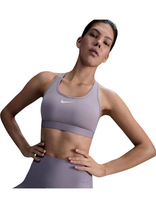 Nike Dri-Fit Swoosh Women's Sports Bra Light Vi...