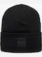 City Trek Heavyweight Beanie Unisex Σκούφος Πλεκτός σε Μαύρο χρώμα
