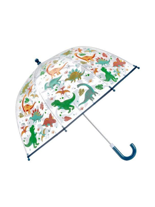 Stephen Joseph Kids Curved Handle Umbrella with Diameter 61cm Transparent