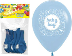 Σετ 6 Μπαλόνια Γέννησης Μωρού Latex Baby boy 30εκ. 911265 Σετ 6 Μπαλόνια Γέννησης Μωρού Latex Baby boy 30εκ. 911265