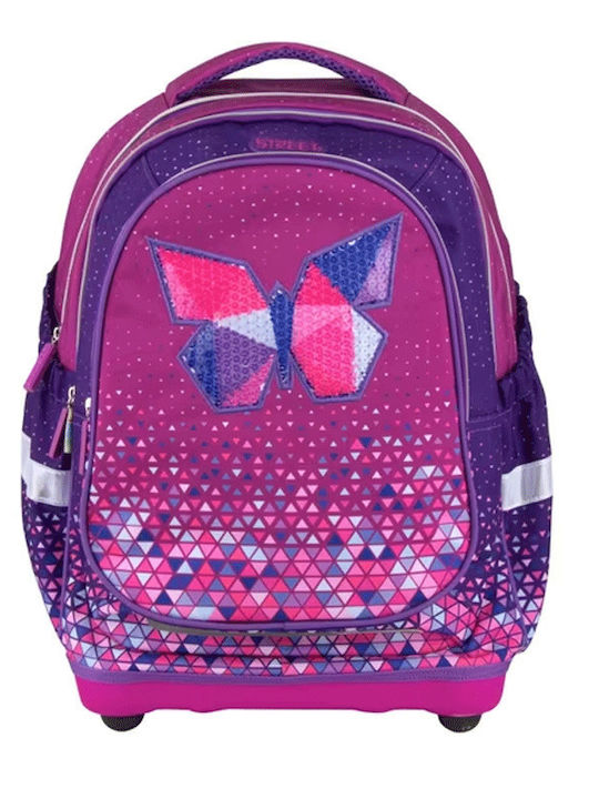 School Bag Street Fly Away 30x40x12cm 242389 Ergonomic Back Air System Hard Bottom 242389