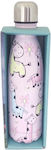 Kinder Edelstahl Thermosflasche Giraffe Pink 500ml