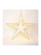 Illuminated Star 70cm 1680 LED 31V Transformer Timer Bronze Metal Frame Bronze Copper Cable Warm LED 5m Power Extension IP44 Eurolamp 600-22531