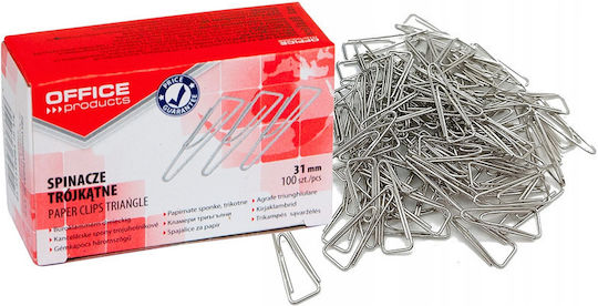 Produse de birou Agrafe de hârtie Triplex Produse de birou 31mm 100buc Argintiu