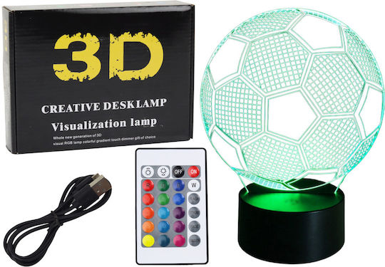 Decorative Lamp 3D Illusion Multicolour Decorative Lamp 3D Illusion Multicolour