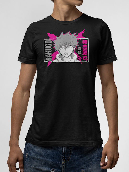 T-shirt Μαύρο Bakugo V2