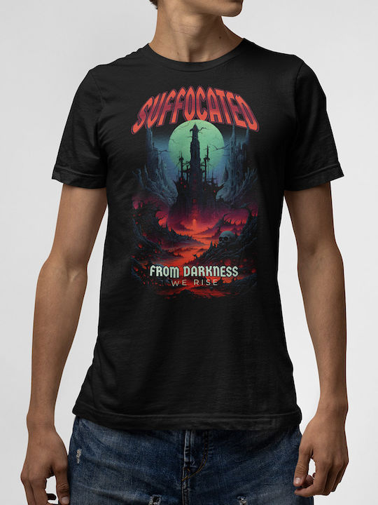 T-shirt Black Suffocated From Darkness