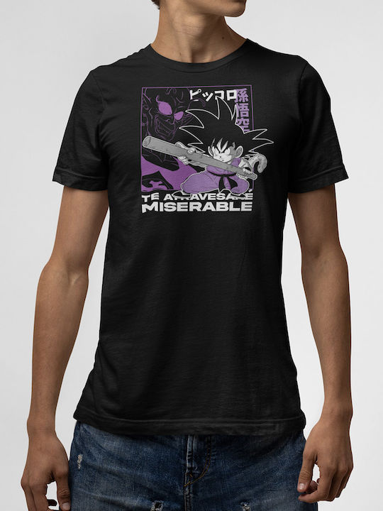 T-shirt Μαύρο Goku Piccolo